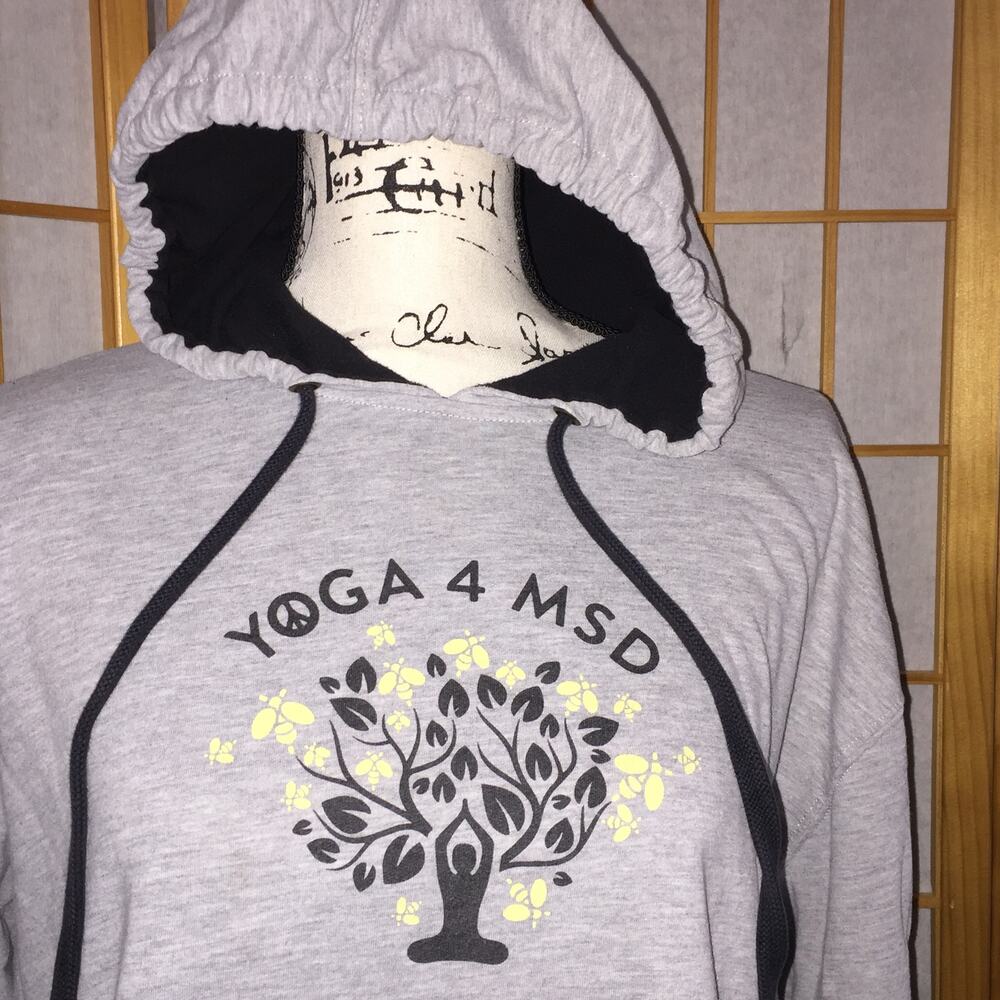 Yoga 4 MSD Strong Pullover  Gray Hoodie XL - Picture 6 of 10